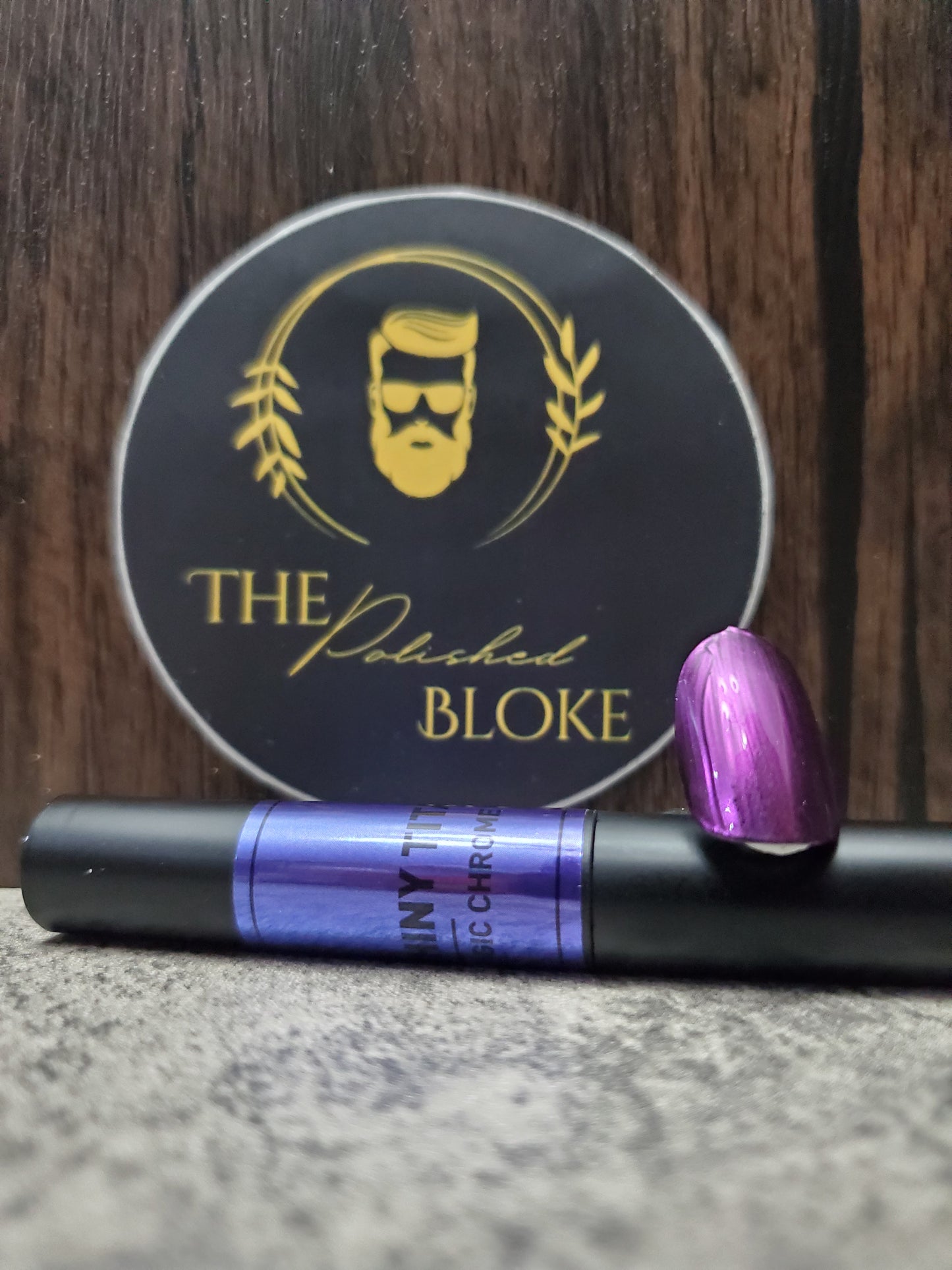 Chrome Mirror Nail Powder Cushion Pen, Chrome Nail Powder Pen